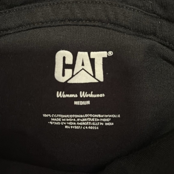 Caterpillar Black and Gray Women Thin Hoodie - Picture 9 of 9